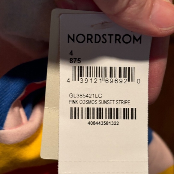 Tucker + Tate Animal Ear Ruffle Hem Striped Hoodie Size 4 NWT - Picture 6 of 8